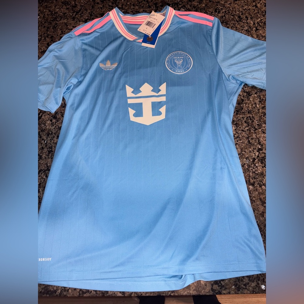 Inter Miami 2025/26 Messi #10 Jersey Brand New Men’s Large Blue/Pink